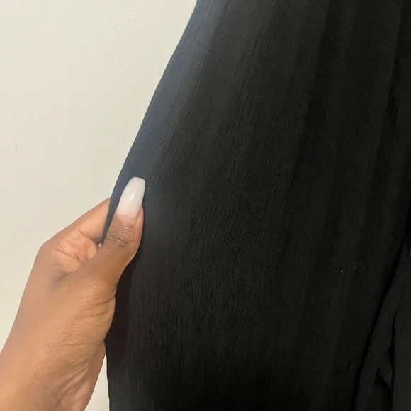 Anthropologie Black Halter Dress - Picture 3 of 8